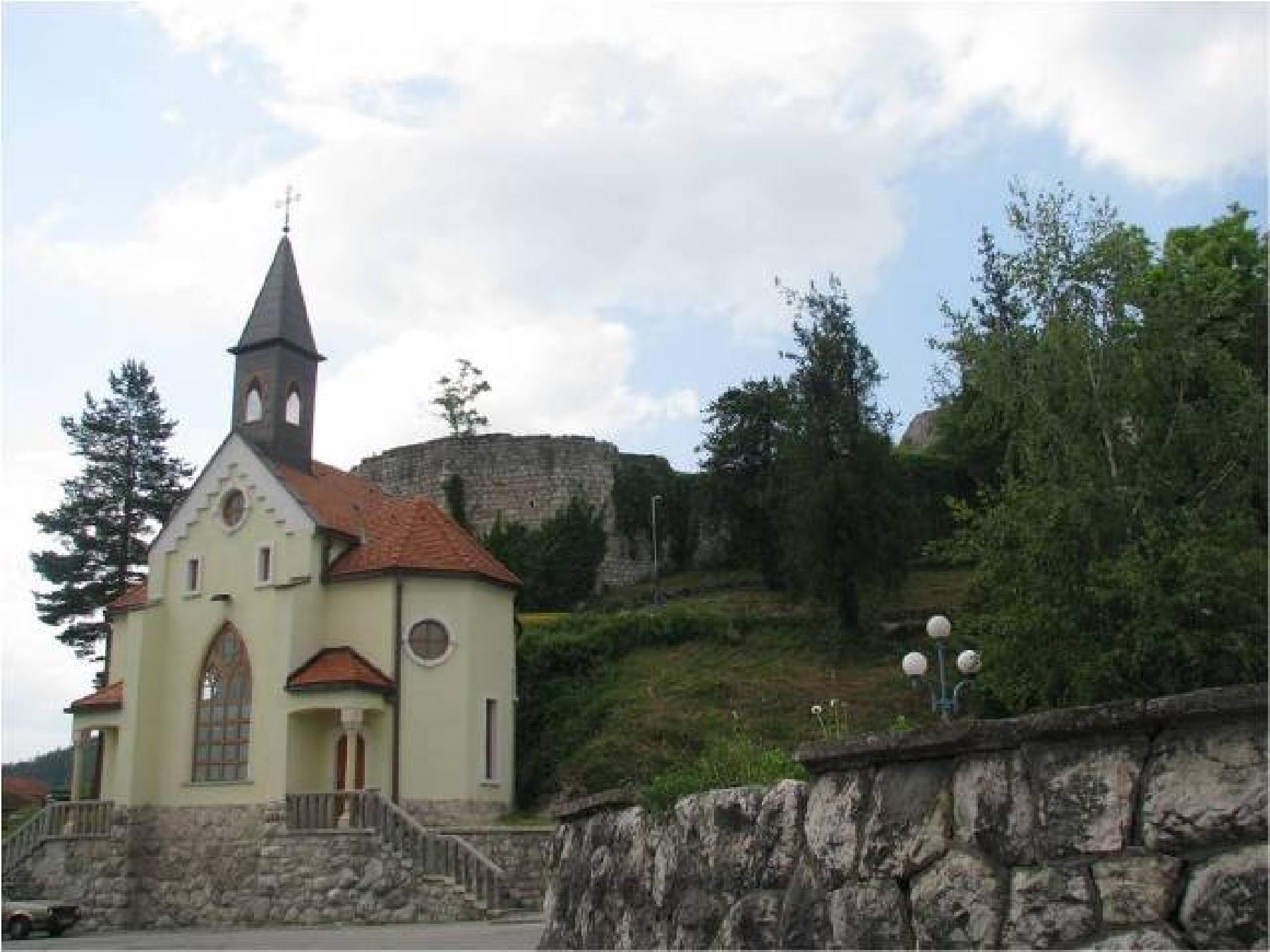 Mjesto i ostaci historijske građevine – Filijalna crkva Blažene djevice Marije u Bosanskoj Krupi