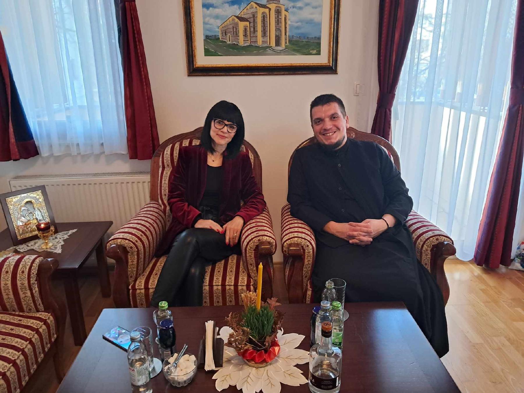 Posjeta parohu bihaćkom Slaviši Milinoviću